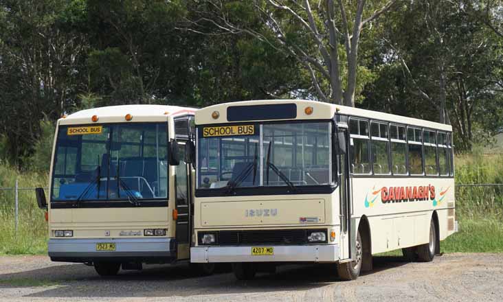 Cavanagh Isuzu LT1-11P Austral Metroliner 7523MO, Isuzu ECR570S PMC 4207MO